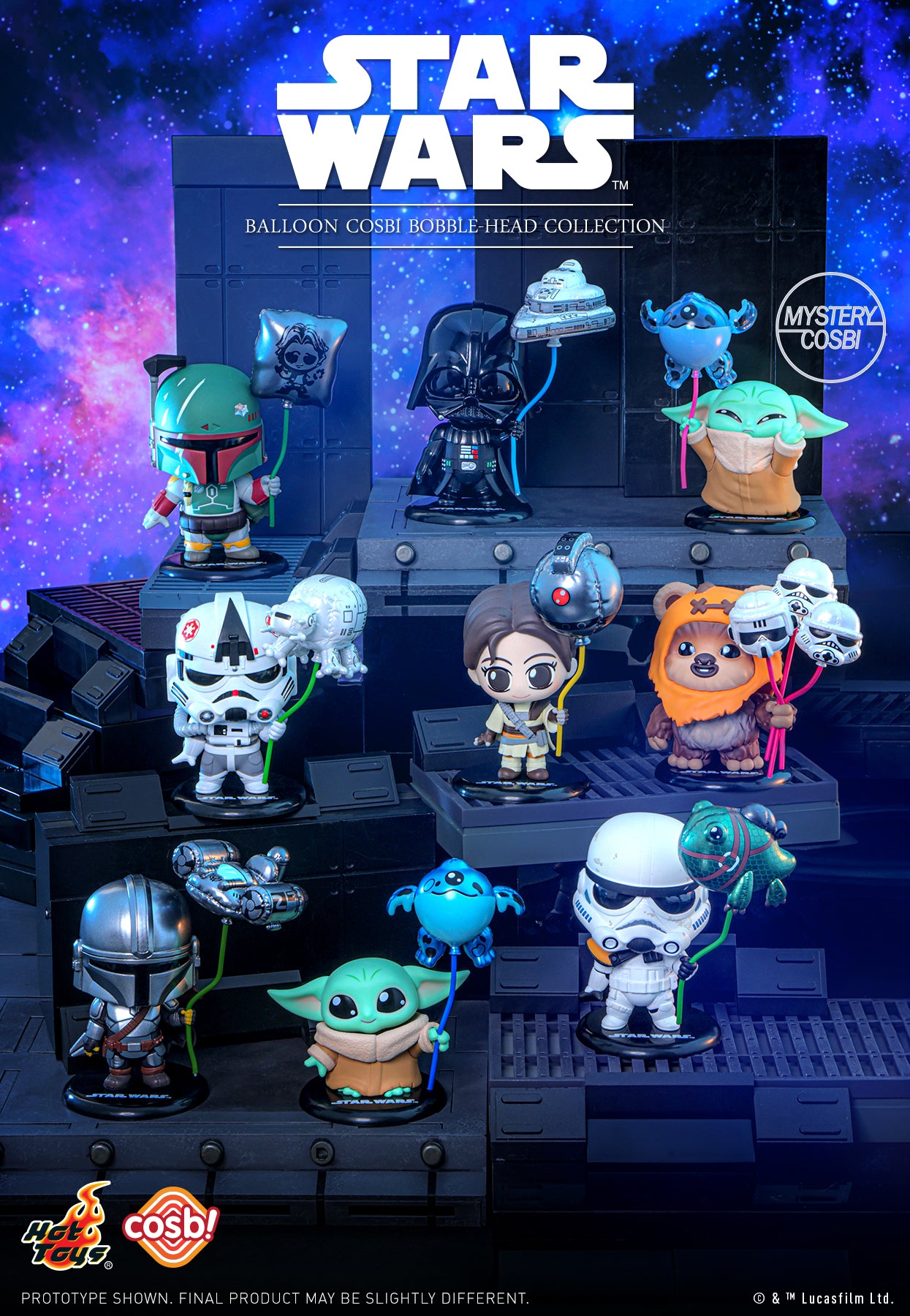 CBX249 - Star Wars - Star Wars Balloon Cosbi Bobble-Head Collection