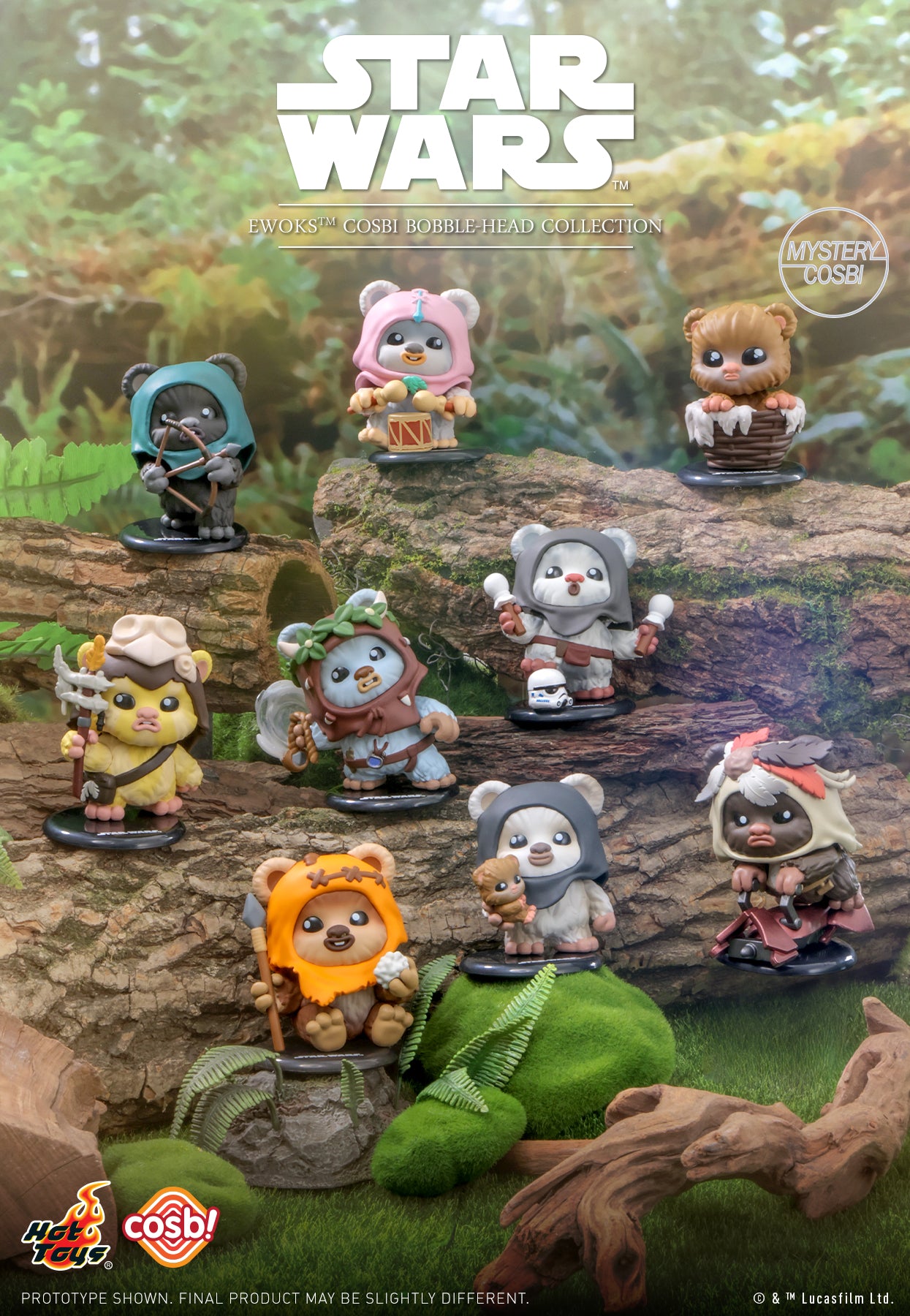 CBX251 - Star Wars - Ewoks Cosbi Bobble-Head Collection