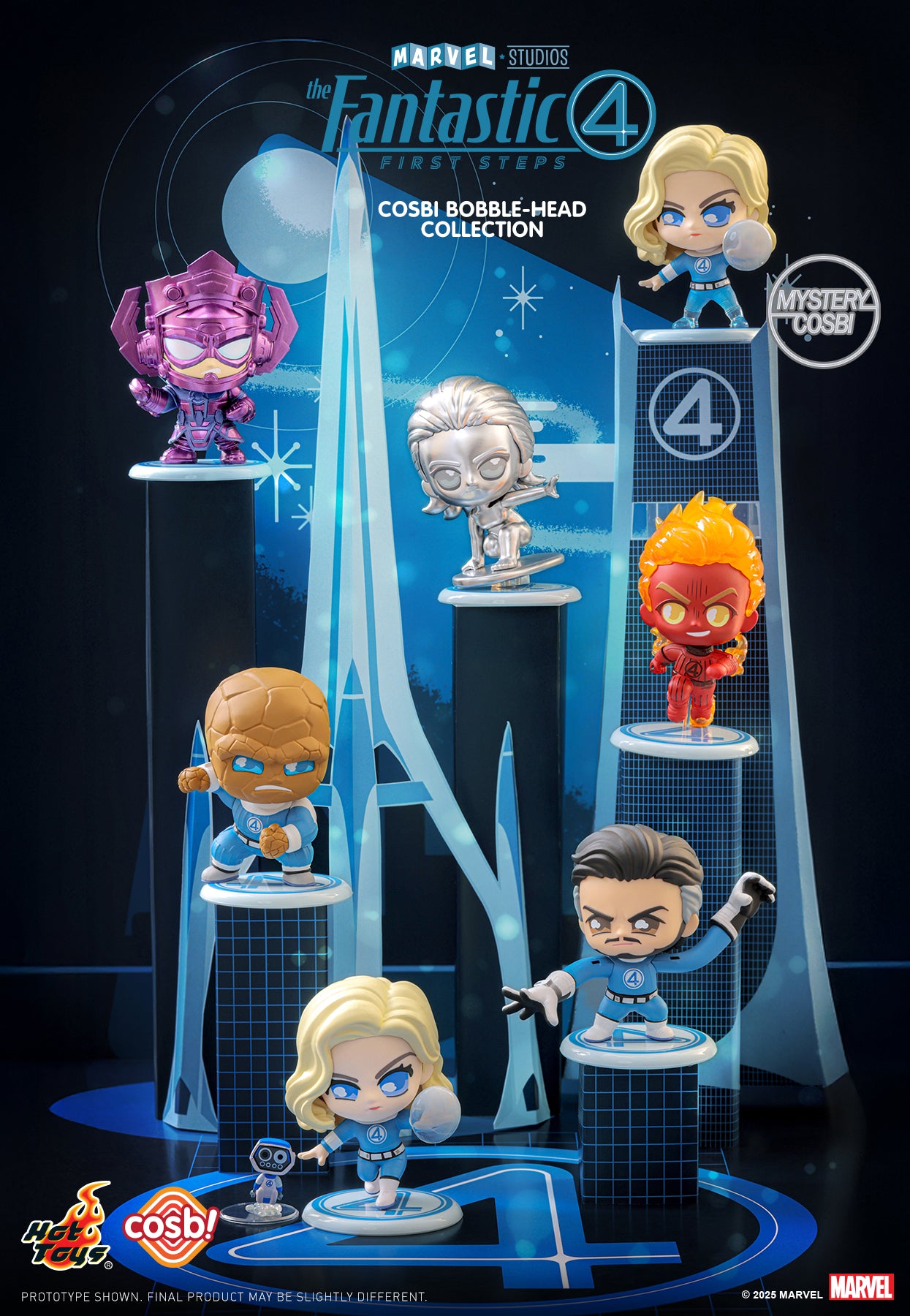 CBX279 - The Fantastic Four: First Steps Cosbi Bobble-Head Collection