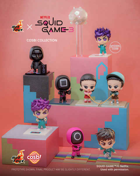TOY 【美品】MEDICOM Squid セット フィギュア 400% + 100% BE@RBRICK Game Squid TOY MEDICOM フィギュアセット Game その他