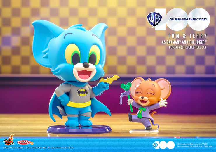 COSB1024 - Tom & Jerry as Batman™ and The Joker™ Cosbaby (S) Collectible Set