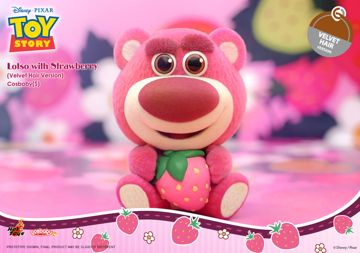 COSB1036 - Toy Story: Lotso with Strawberry (Velvet Hair Version) Cosbaby (S)