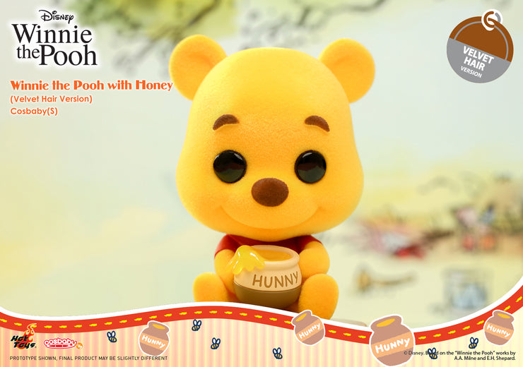 COSB1037 - Winnie the Pooh with Honey (Velvet Hair Version) Cosbaby (S)