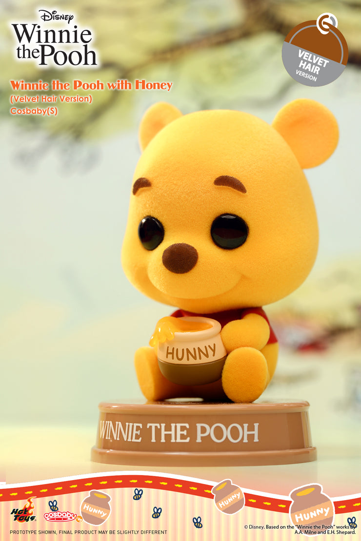 COSB1037 - Winnie the Pooh with Honey (Velvet Hair Version) Cosbaby (S)