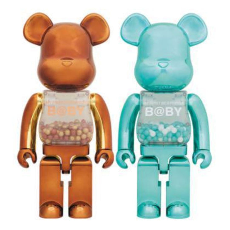 My First B@by BE@RBRICK Steampunk & Turquoise 1000% (ASK)