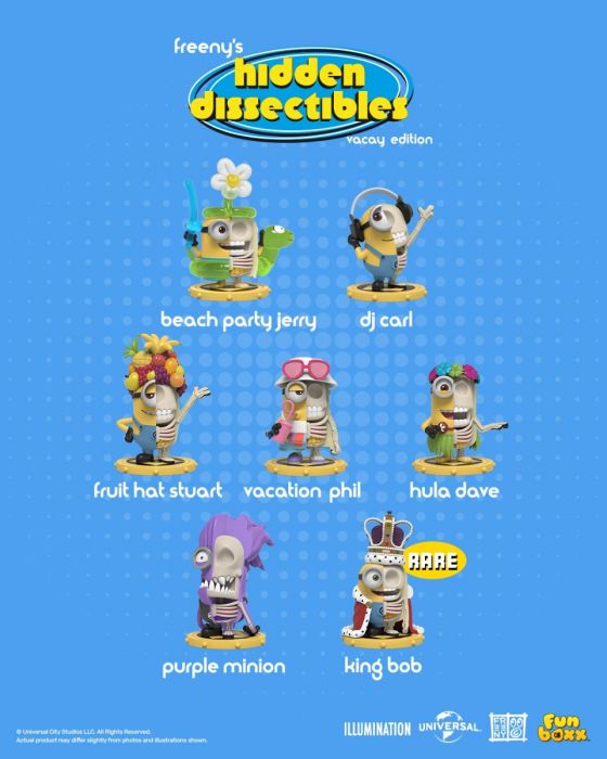 Minions Blind Box Hidden Dissectibles Series 01 (Vacay ed.) Display (6 –  MammaMeLoCompri