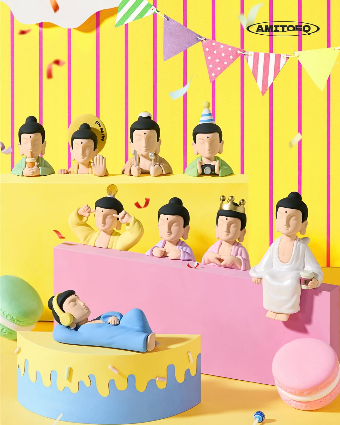 Amitofo Give Me Five Blind Box Series