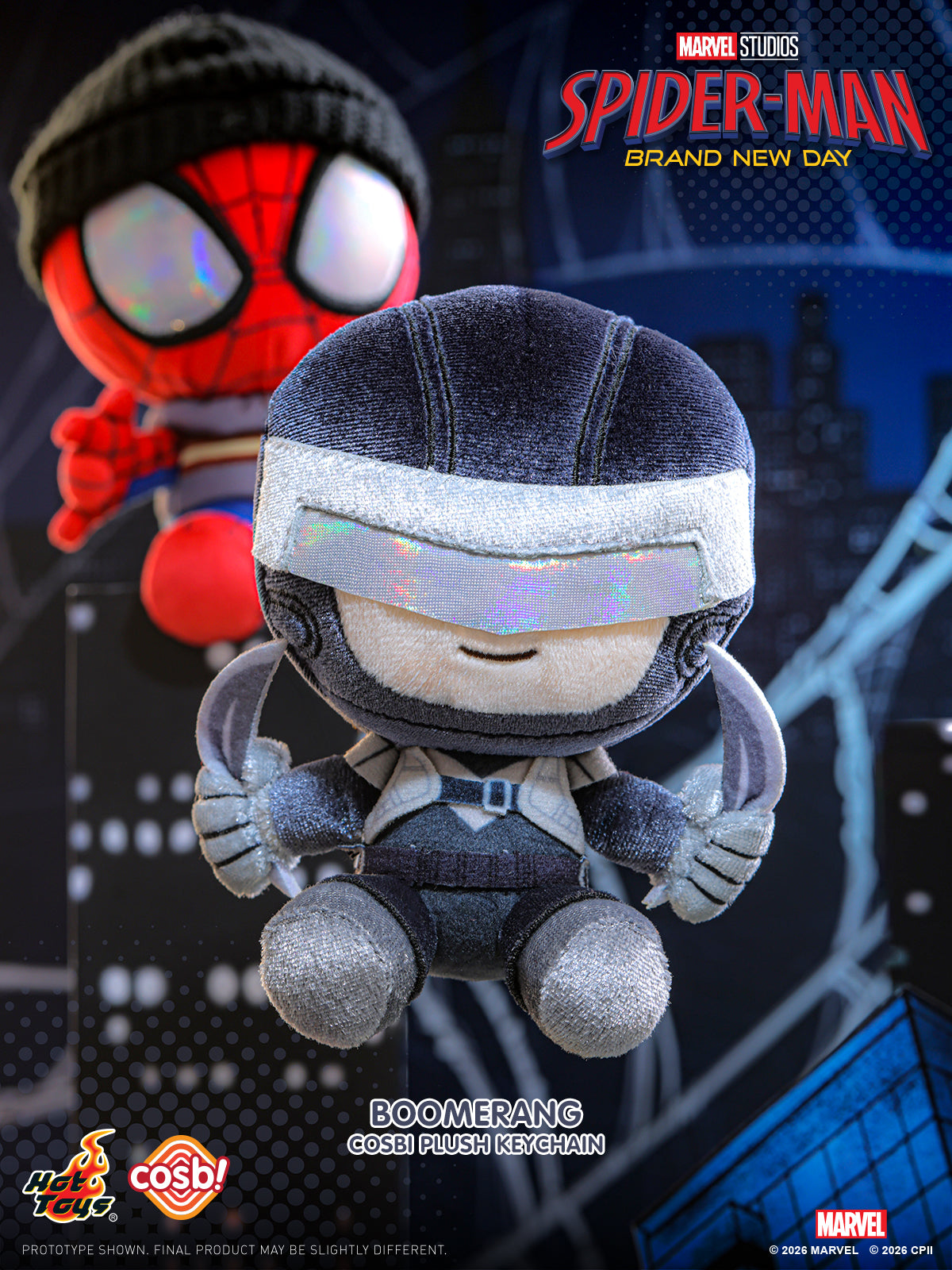 [Pre-Order] PPLU124N - Spider-Man: Brand New Day Cosbi Plush Keychain Collection - ActionCity