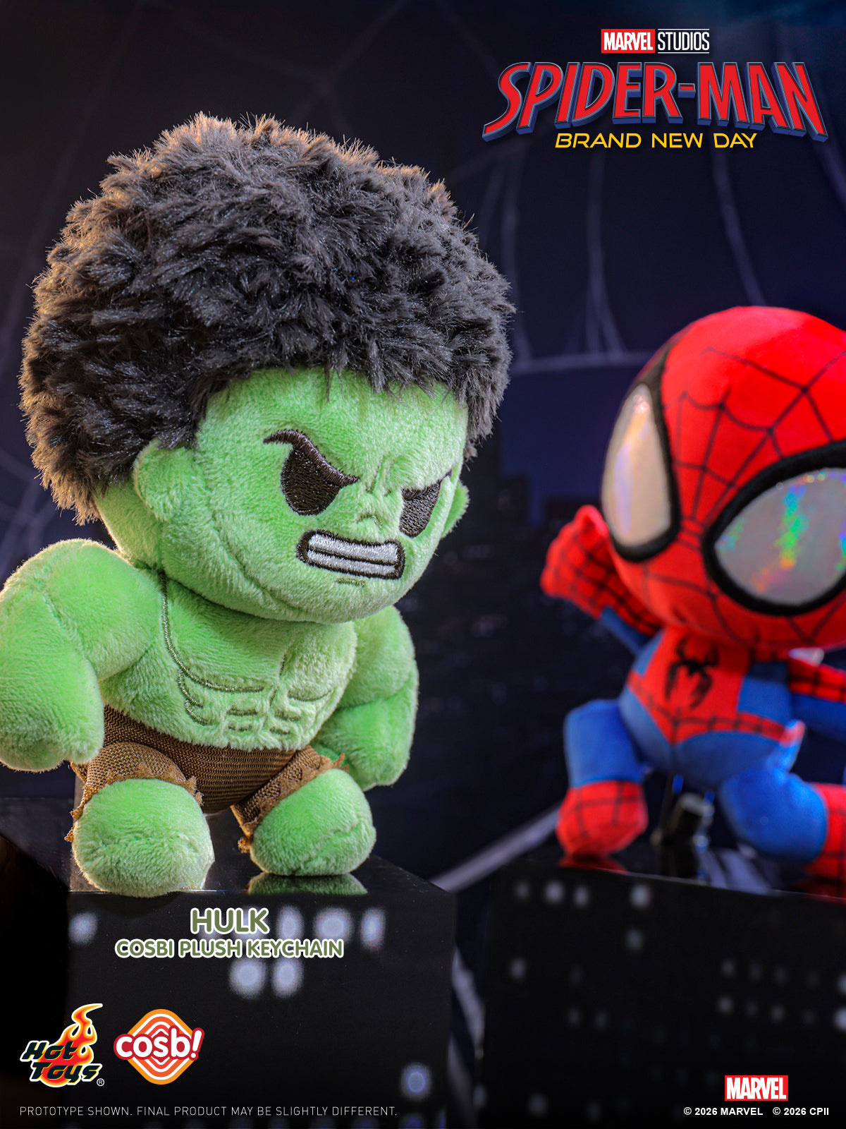 [Pre-Order] PPLU124N - Spider-Man: Brand New Day Cosbi Plush Keychain Collection - ActionCity