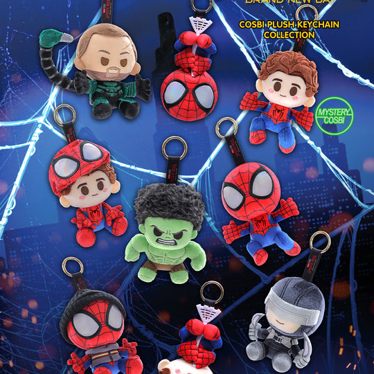 [Pre-Order] PPLU124N - Spider-Man: Brand New Day Cosbi Plush Keychain Collection