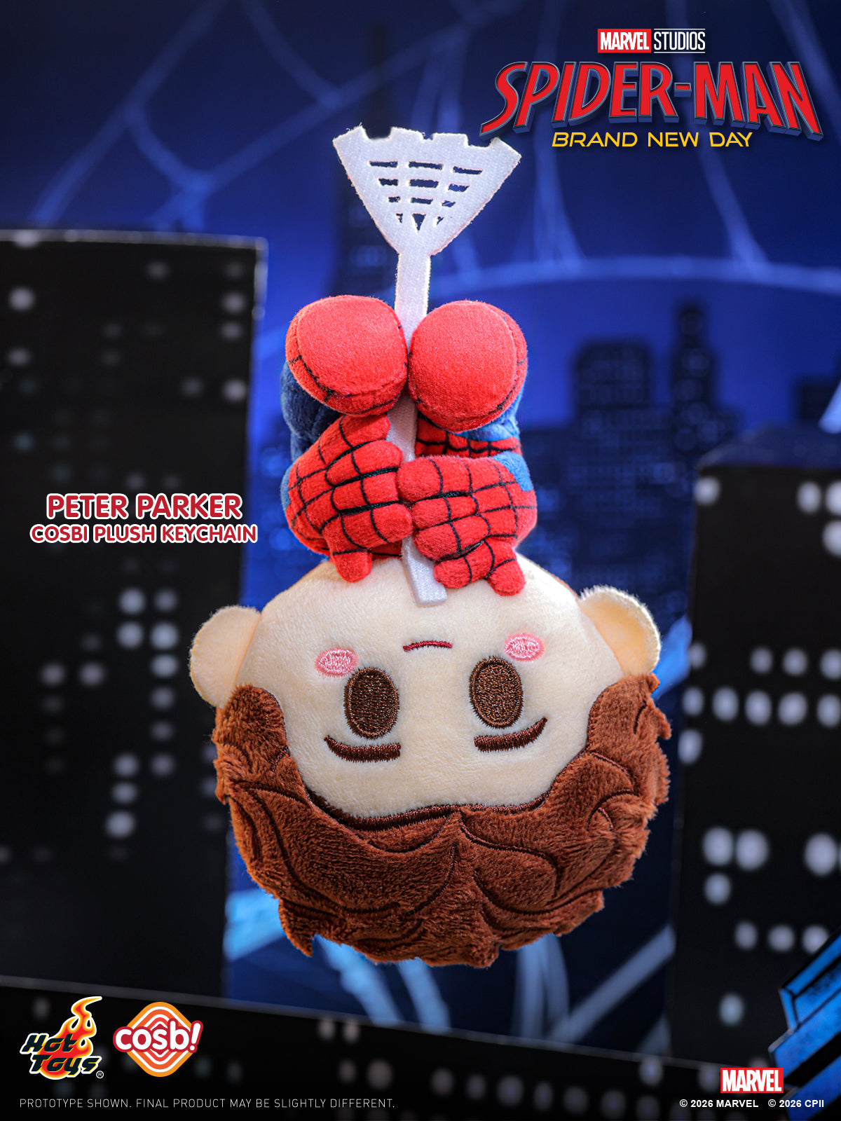 [Pre-Order] PPLU124N - Spider-Man: Brand New Day Cosbi Plush Keychain Collection - ActionCity