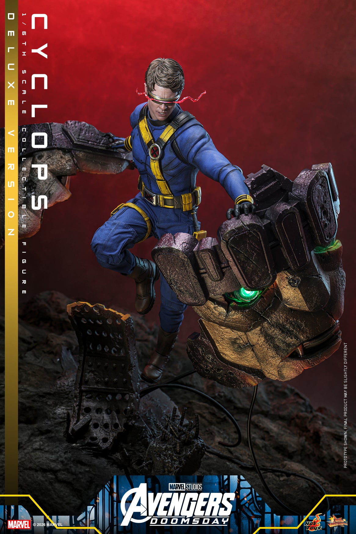[Pre-Order] MMS909B - Avengers: Doomsday - 1/6th scale Cyclops Collectible Figure (Deluxe Version)(Special Edition) - ActionCity