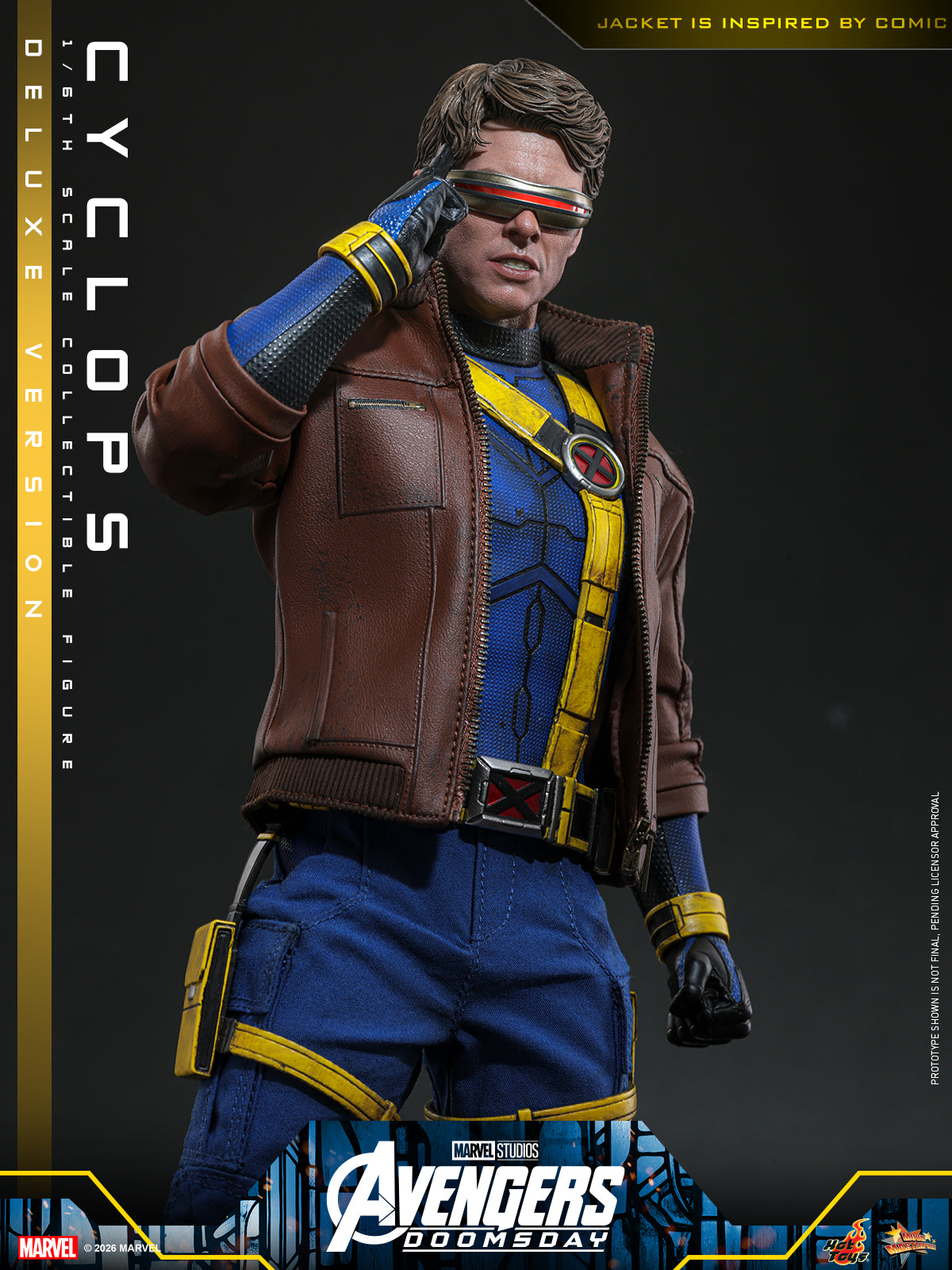 [Pre-Order] MMS909B - Avengers: Doomsday - 1/6th scale Cyclops Collectible Figure (Deluxe Version)(Special Edition) - ActionCity