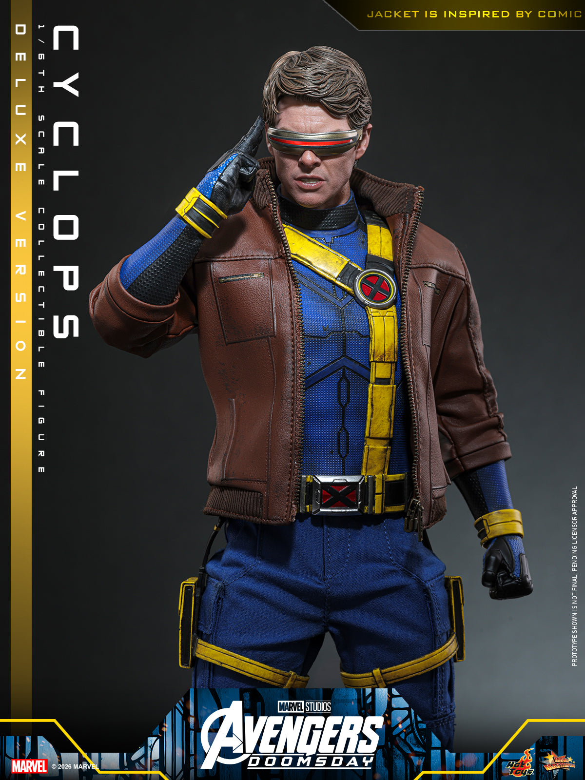 [Pre-Order] MMS909B - Avengers: Doomsday - 1/6th scale Cyclops Collectible Figure (Deluxe Version)(Special Edition) - ActionCity