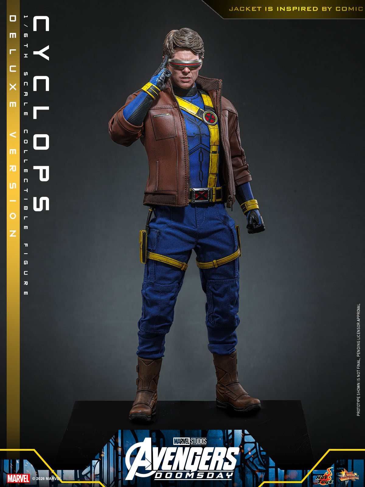 [Pre-Order] MMS909B - Avengers: Doomsday - 1/6th scale Cyclops Collectible Figure (Deluxe Version)(Special Edition) - ActionCity