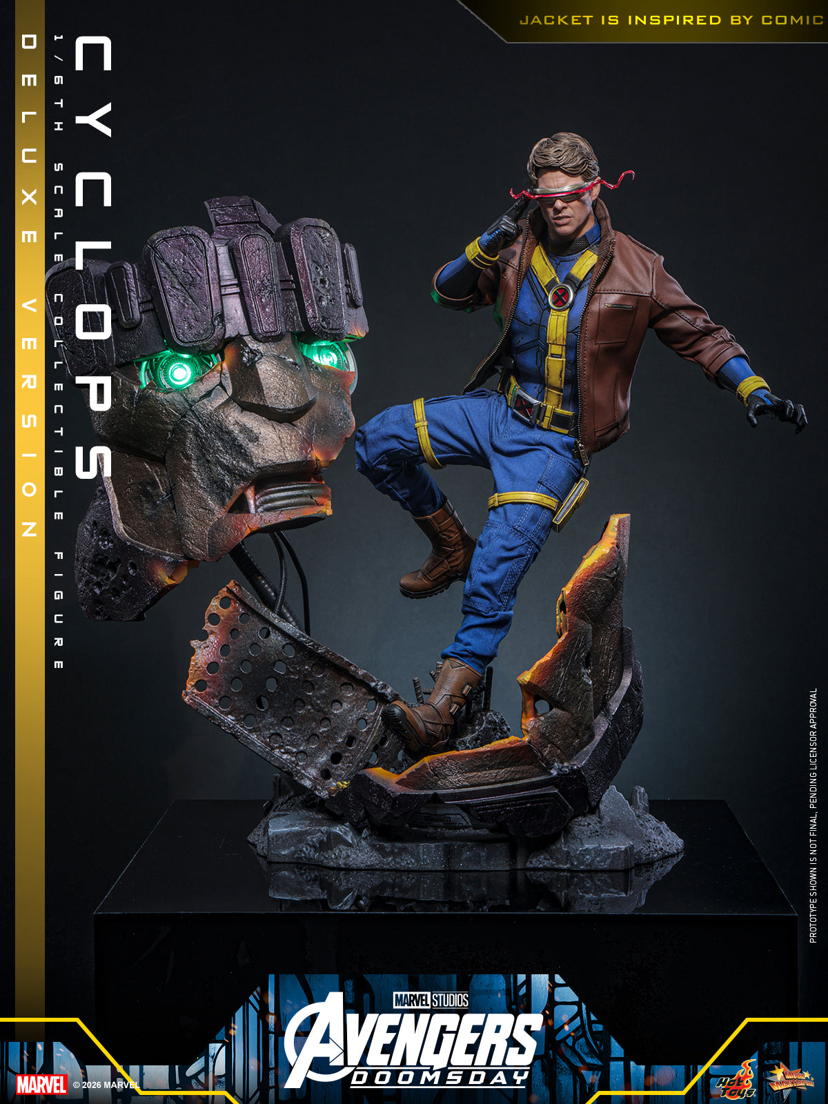 [Pre-Order] MMS909B - Avengers: Doomsday - 1/6th scale Cyclops Collectible Figure (Deluxe Version)(Special Edition) - ActionCity
