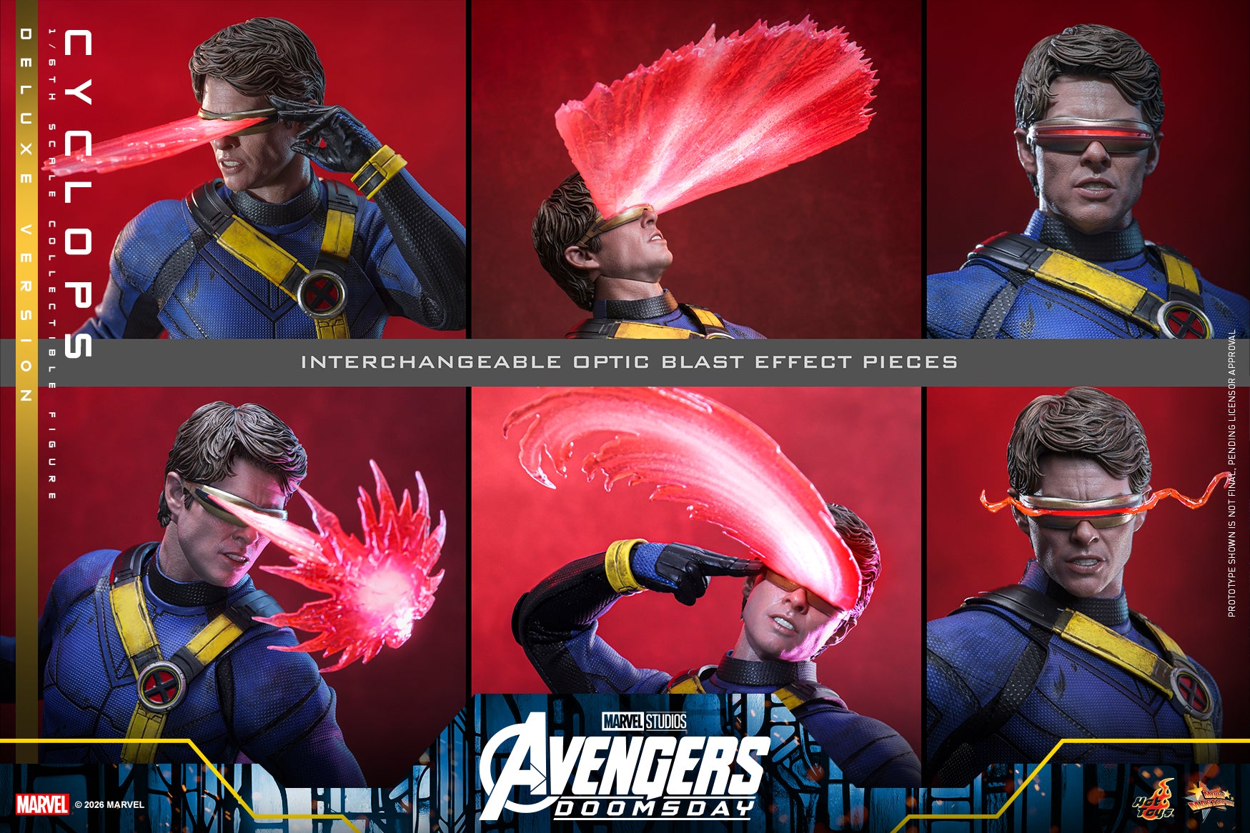 [Pre-Order] MMS909B - Avengers: Doomsday - 1/6th scale Cyclops Collectible Figure (Deluxe Version)(Special Edition) - ActionCity