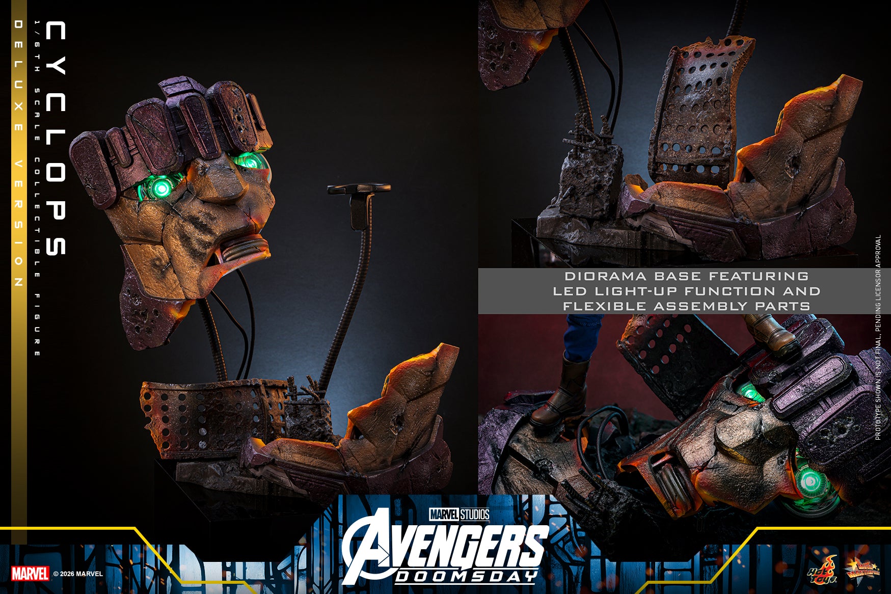 [Pre-Order] MMS909B - Avengers: Doomsday - 1/6th scale Cyclops Collectible Figure (Deluxe Version)(Special Edition) - ActionCity