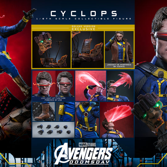 [Pre-Order] MMS909 - Avengers: Doomsday - 1/6th scale Cyclops Collectible Figure (Deluxe Version)