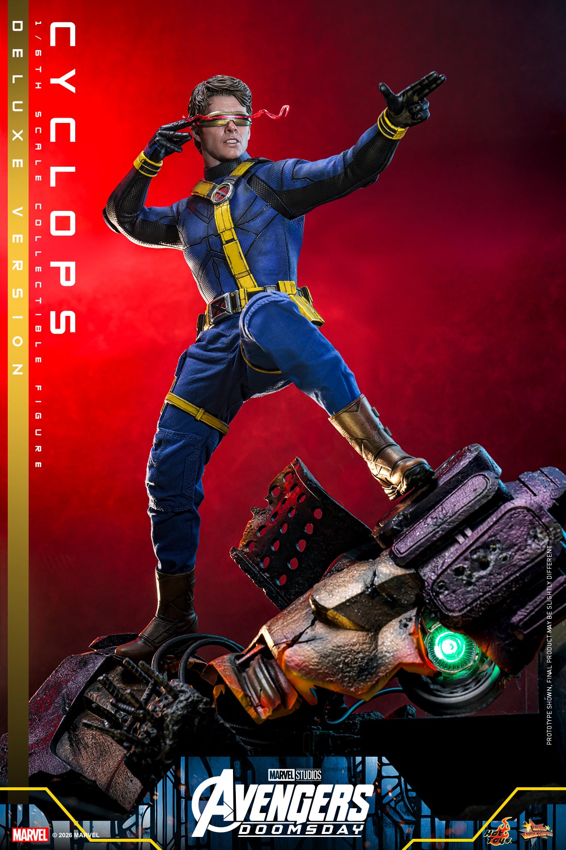 [Pre-Order] MMS909B - Avengers: Doomsday - 1/6th scale Cyclops Collectible Figure (Deluxe Version)(Special Edition) - ActionCity