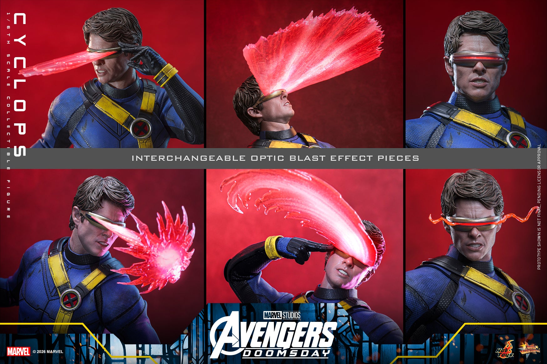 [Pre-Order] MMS908B - Avengers: Doomsday - 1/6th scale Cyclops Collectible Figure (Special Edition) - ActionCity