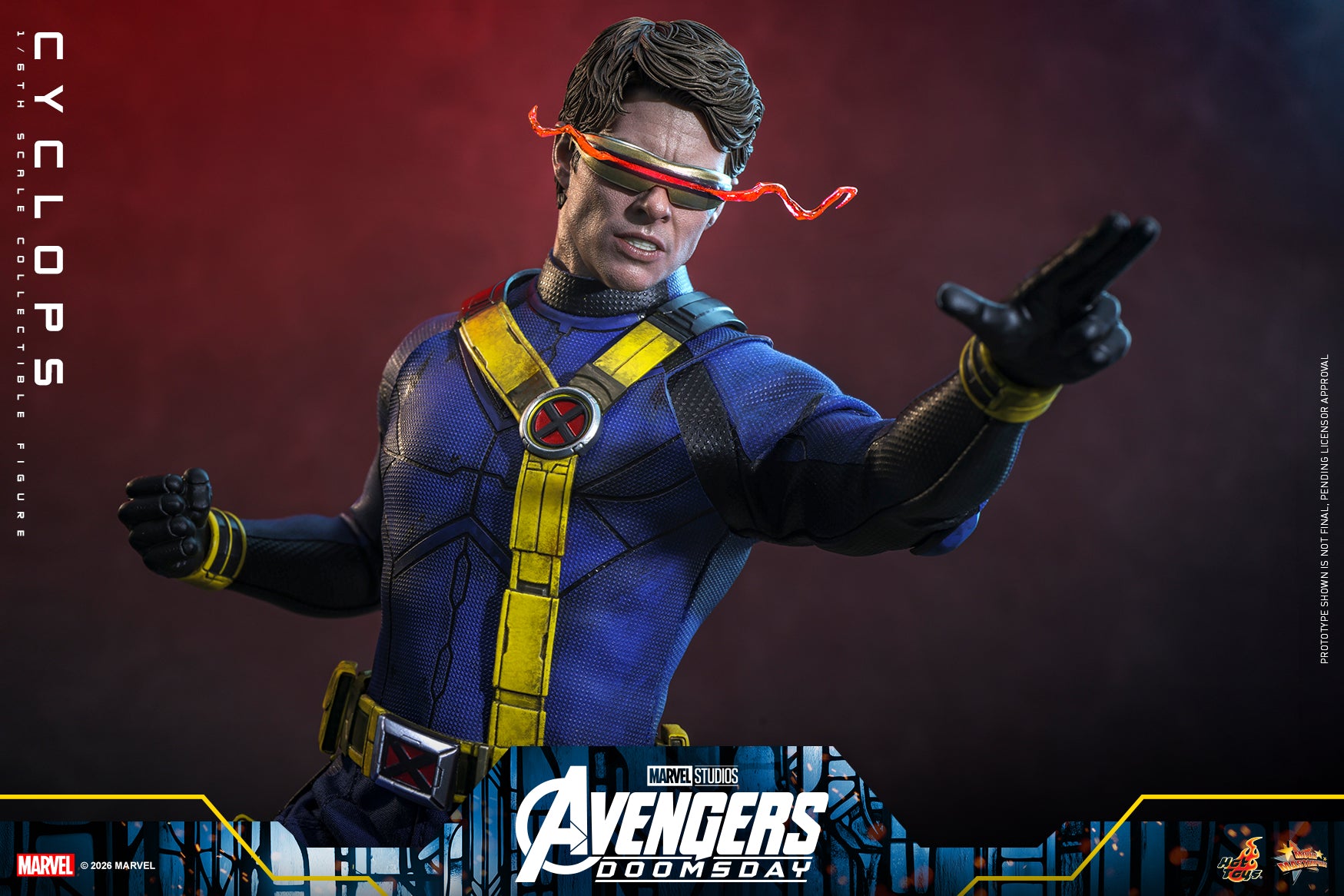 [Pre-Order] MMS908B - Avengers: Doomsday - 1/6th scale Cyclops Collectible Figure (Special Edition) - ActionCity