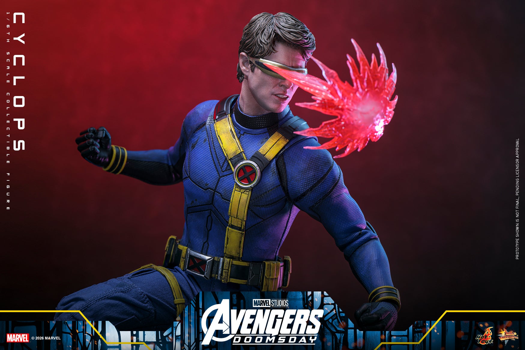 [Pre-Order] MMS908B - Avengers: Doomsday - 1/6th scale Cyclops Collectible Figure (Special Edition) - ActionCity