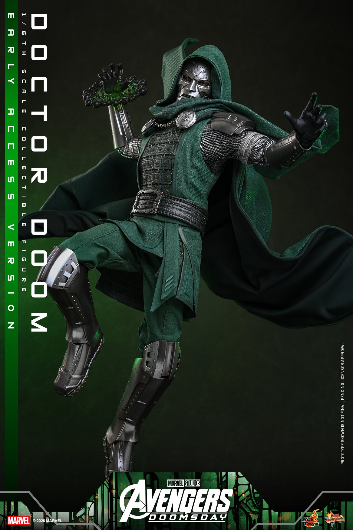 [Pre-Order] MMS906B – Avengers: Doomsday - 1/6th scale Doctor Doom (Early Access Version) Collectible Figure (Special Edition) - ActionCity