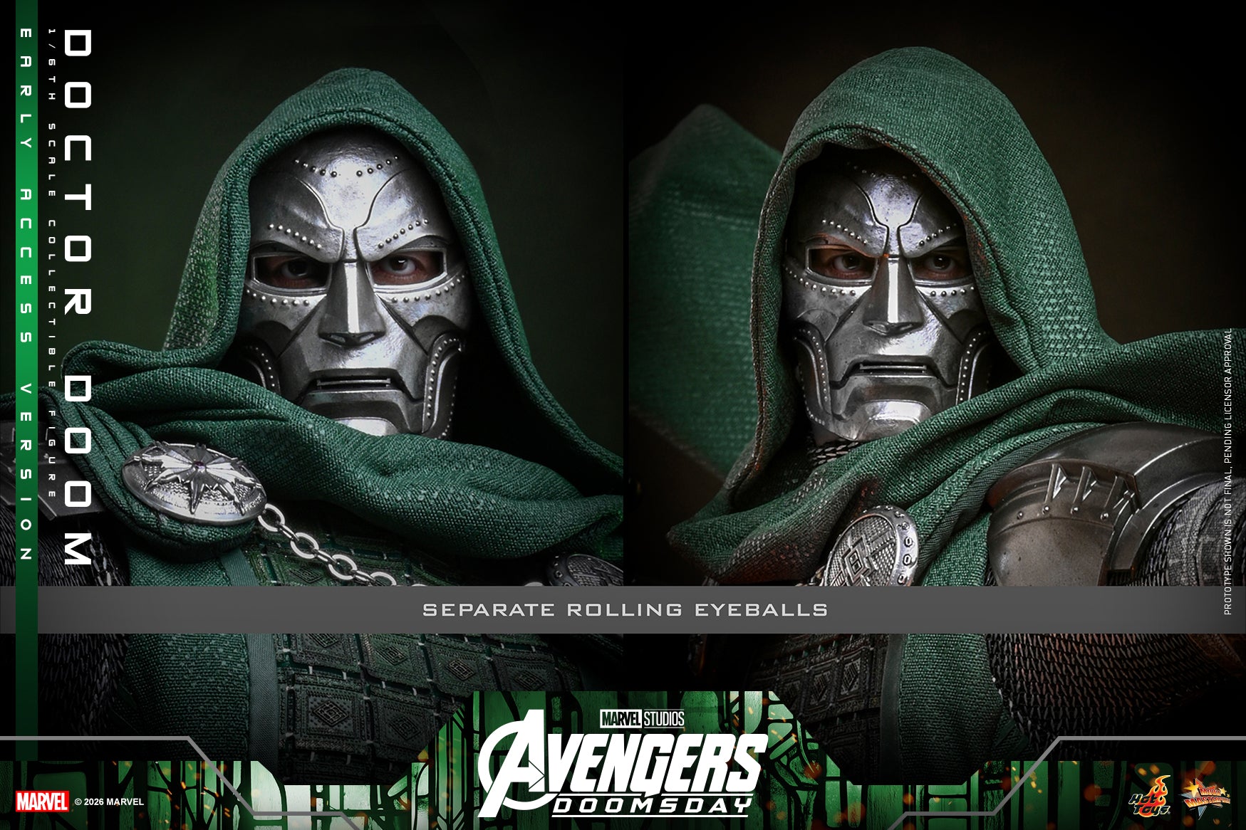 [Pre-Order] MMS906B – Avengers: Doomsday - 1/6th scale Doctor Doom (Early Access Version) Collectible Figure (Special Edition) - ActionCity