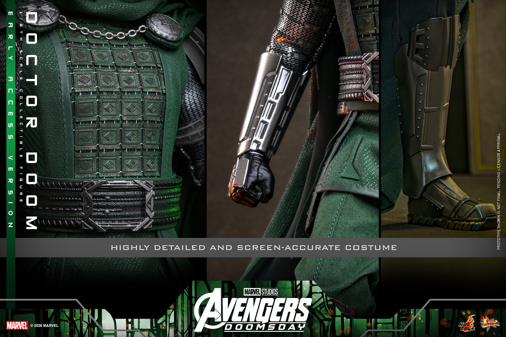 Pre-Order] MMS906B – Avengers: Doomsday - 1/6th scale Doctor Doom (Ea