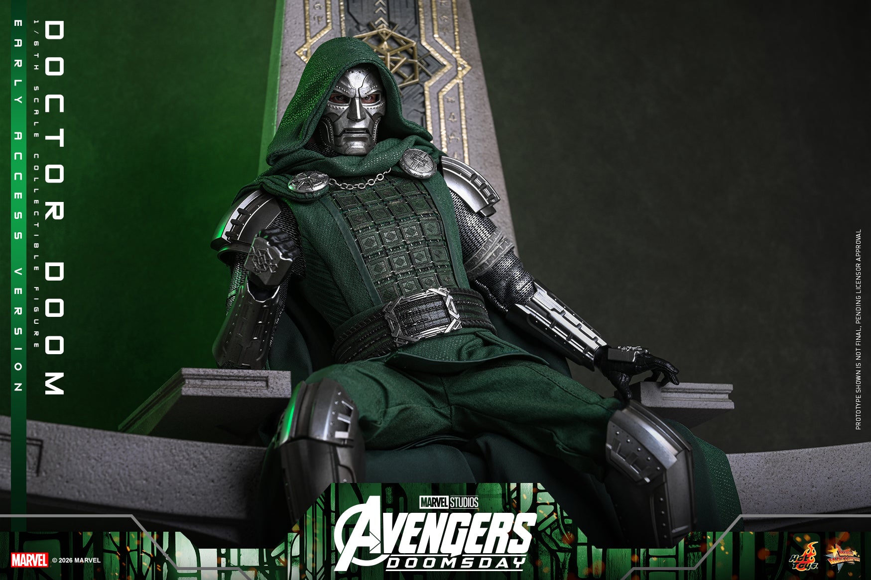 [Pre-Order] MMS906B – Avengers: Doomsday - 1/6th scale Doctor Doom (Early Access Version) Collectible Figure (Special Edition) - ActionCity