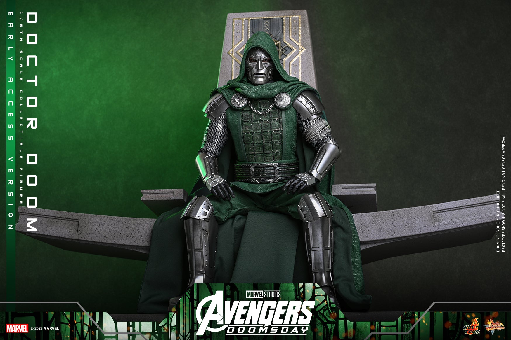 [Pre-Order] MMS906B – Avengers: Doomsday - 1/6th scale Doctor Doom (Early Access Version) Collectible Figure (Special Edition) - ActionCity