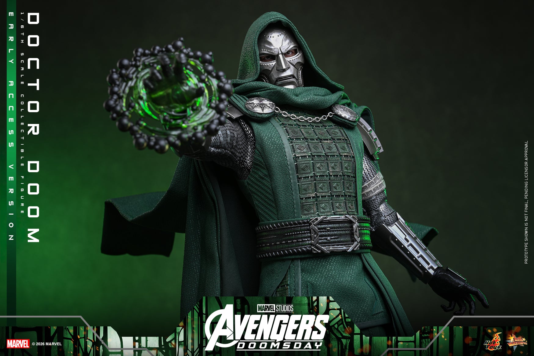 [Pre-Order] MMS906B – Avengers: Doomsday - 1/6th scale Doctor Doom (Early Access Version) Collectible Figure (Special Edition) - ActionCity