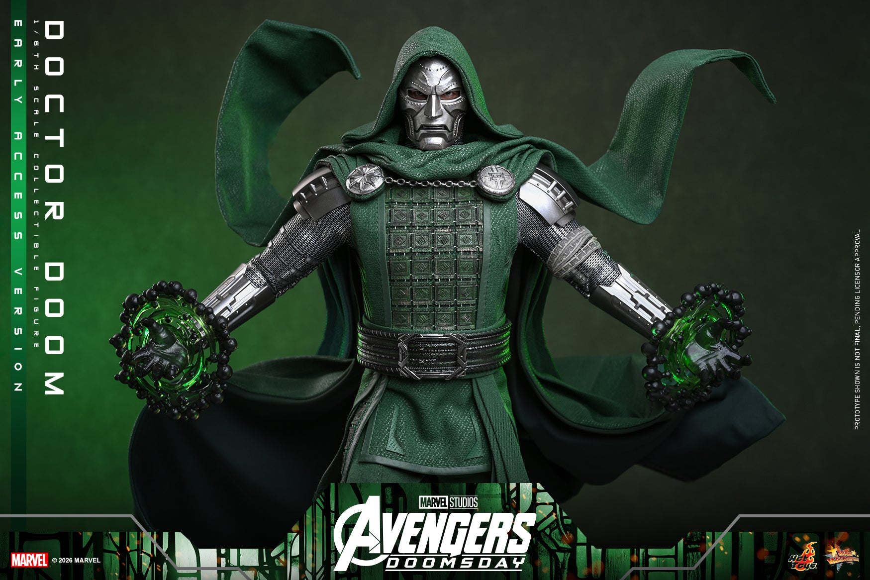 [Pre-Order] MMS906B – Avengers: Doomsday - 1/6th scale Doctor Doom (Early Access Version) Collectible Figure (Special Edition) - ActionCity