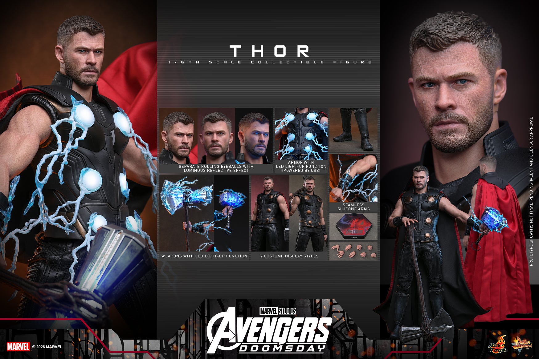 [Pre-Order] MMS918 – Avengers: Doomsday - 1/6th scale Thor Collectible Figure