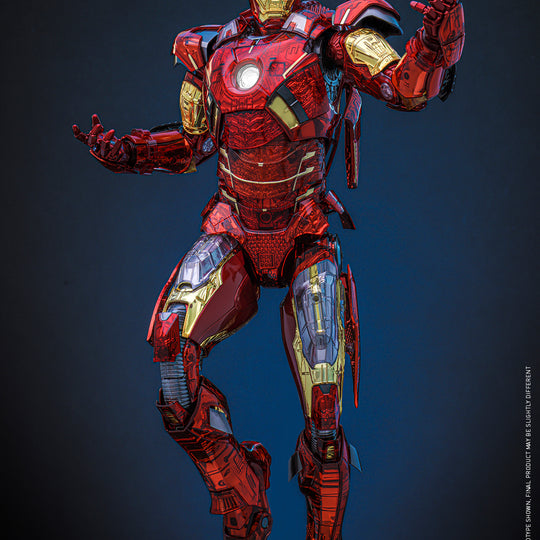 MMS870D82 - The Avengers 1/6th scale Iron Man Mark VII (Exo-Chrome Clear Version) Collectible Figure