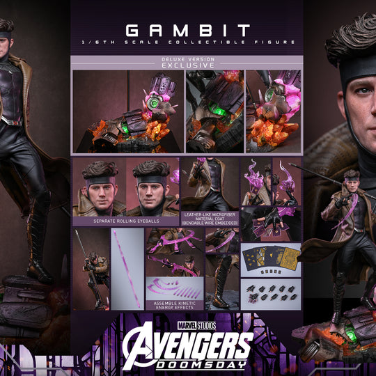 [Pre-Order] MMS911 – Avengers: Doomsday - 1/6th scale Gambit (Deluxe Version) Collectible Figure
