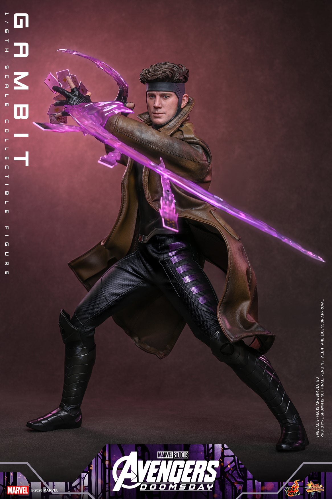[Pre-Order] MMS910B – Avengers: Doomsday - 1/6th scale Gambit Collectible Figure (Special Edition) - ActionCity