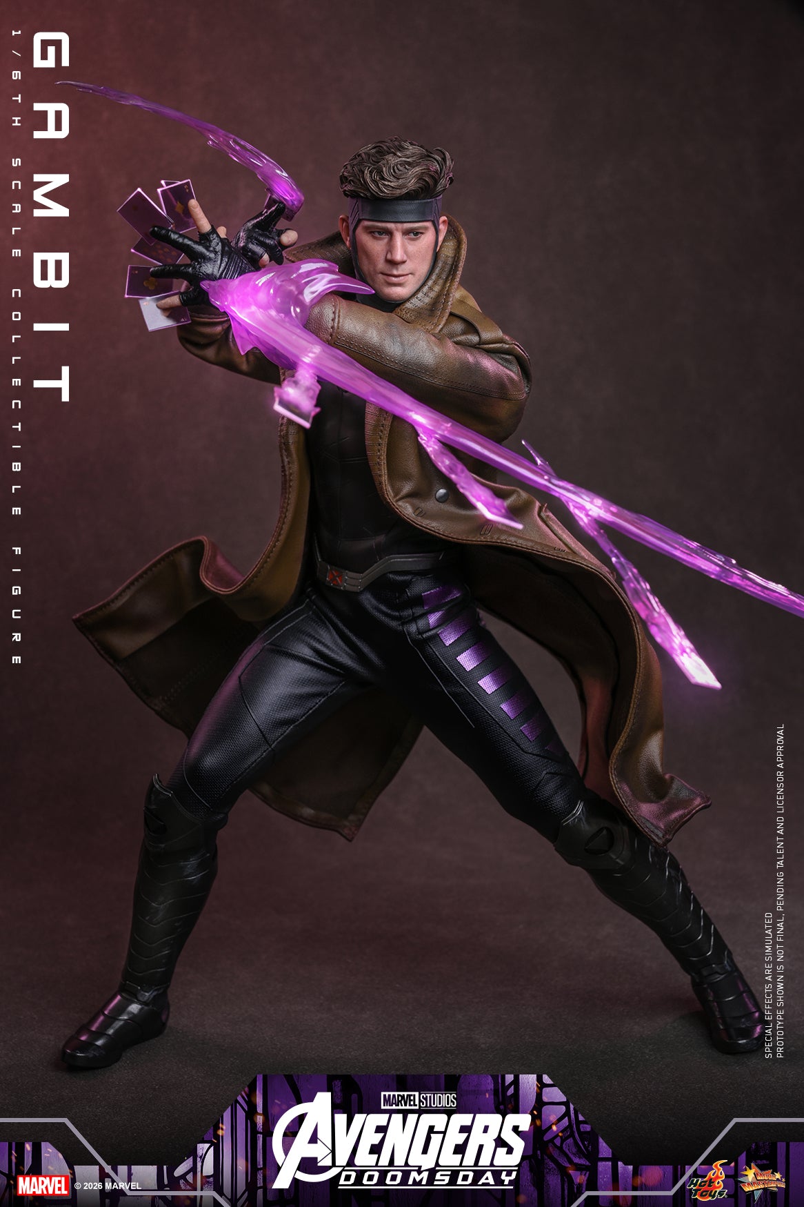 [Pre-Order] MMS910B – Avengers: Doomsday - 1/6th scale Gambit Collectible Figure (Special Edition) - ActionCity