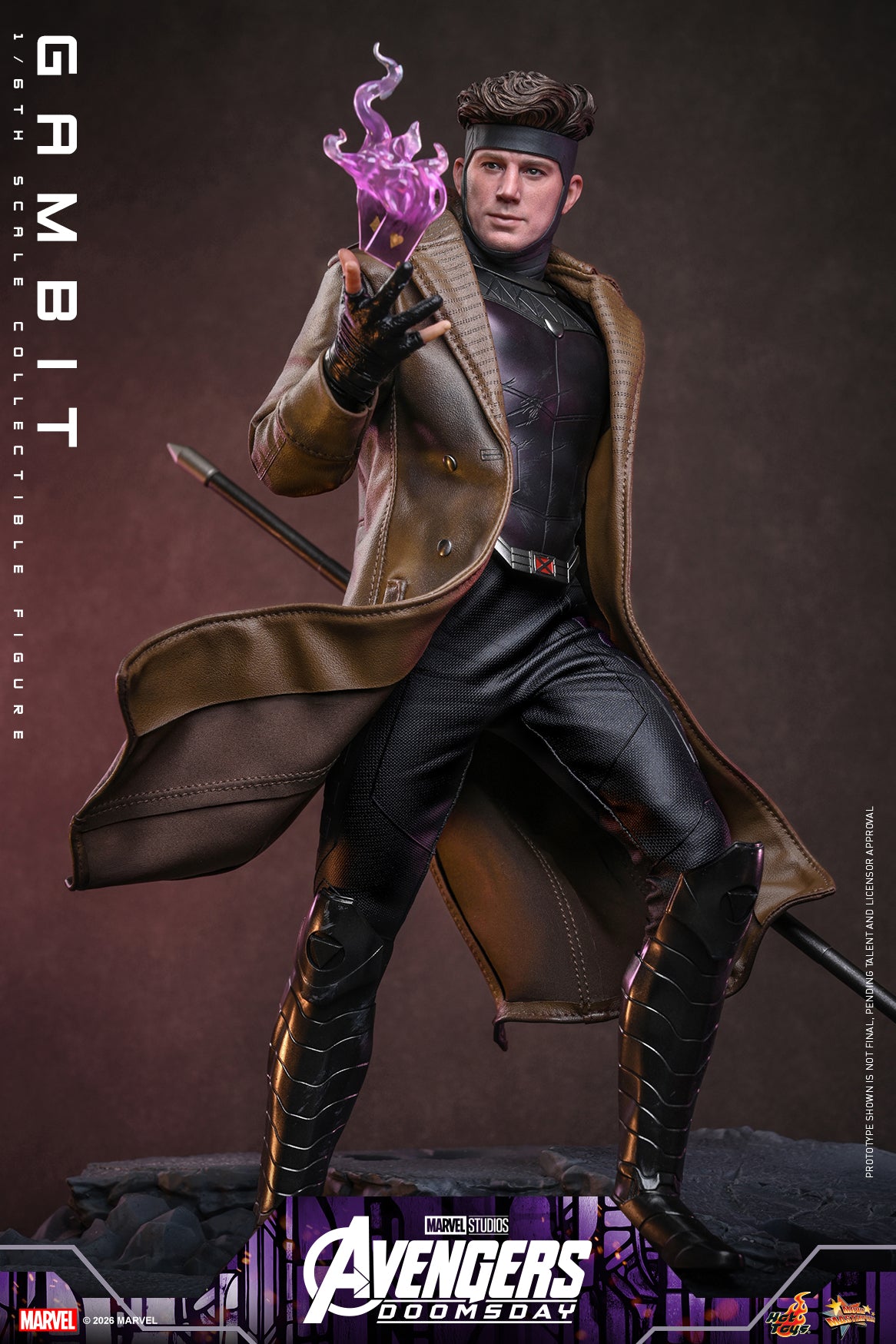 [Pre-Order] MMS910B – Avengers: Doomsday - 1/6th scale Gambit Collectible Figure (Special Edition) - ActionCity
