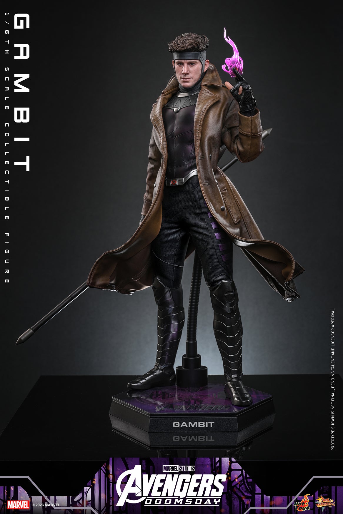 [Pre-Order] MMS910B – Avengers: Doomsday - 1/6th scale Gambit Collectible Figure (Special Edition) - ActionCity