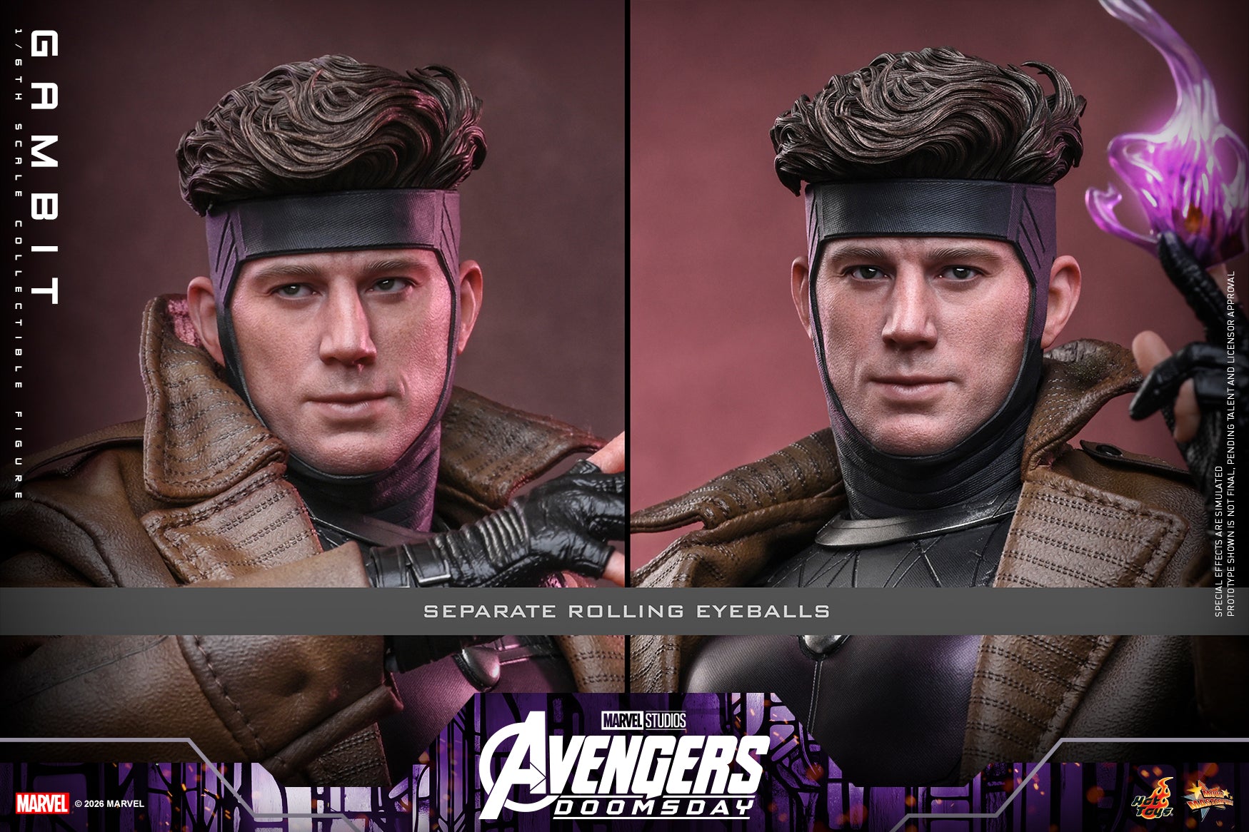 [Pre-Order] MMS910B – Avengers: Doomsday - 1/6th scale Gambit Collectible Figure (Special Edition) - ActionCity