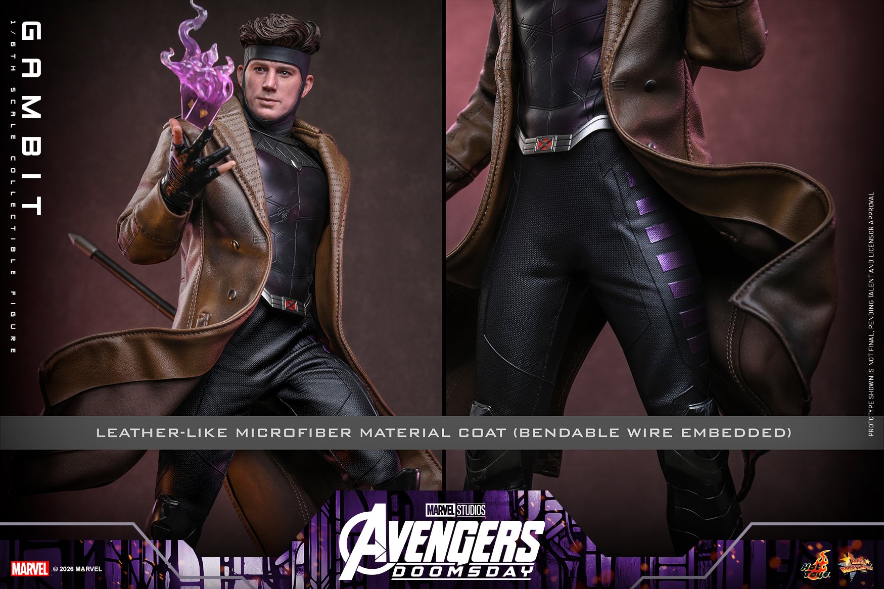 [Pre-Order] MMS910B – Avengers: Doomsday - 1/6th scale Gambit Collectible Figure (Special Edition) - ActionCity