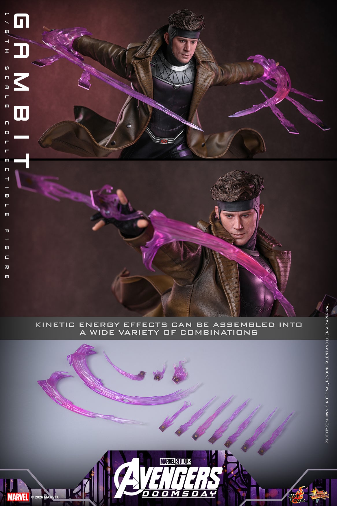 [Pre-Order] MMS910B – Avengers: Doomsday - 1/6th scale Gambit Collectible Figure (Special Edition) - ActionCity