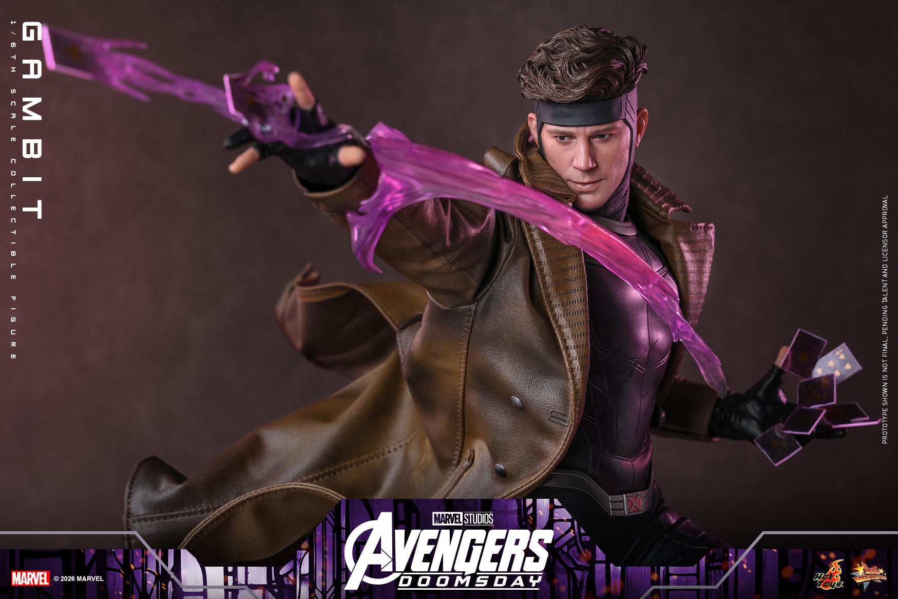 [Pre-Order] MMS910B – Avengers: Doomsday - 1/6th scale Gambit Collectible Figure (Special Edition) - ActionCity