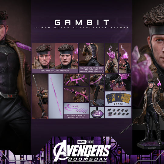 [Pre-Order] MMS910 – Avengers: Doomsday - 1/6th scale Gambit Collectible Figure