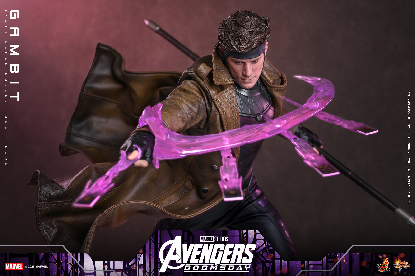 [Pre-Order] MMS910B – Avengers: Doomsday - 1/6th scale Gambit Collectible Figure (Special Edition) - ActionCity