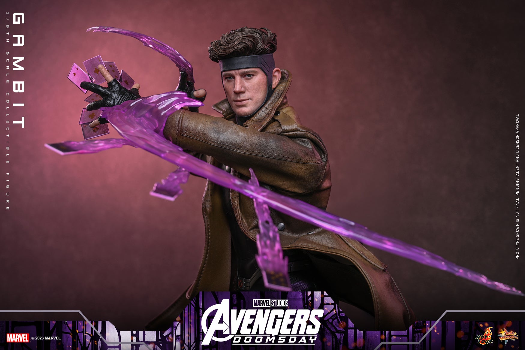 [Pre-Order] MMS910B – Avengers: Doomsday - 1/6th scale Gambit Collectible Figure (Special Edition) - ActionCity