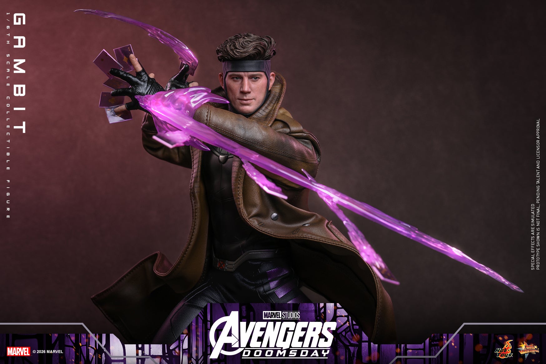 [Pre-Order] MMS910B – Avengers: Doomsday - 1/6th scale Gambit Collectible Figure (Special Edition) - ActionCity