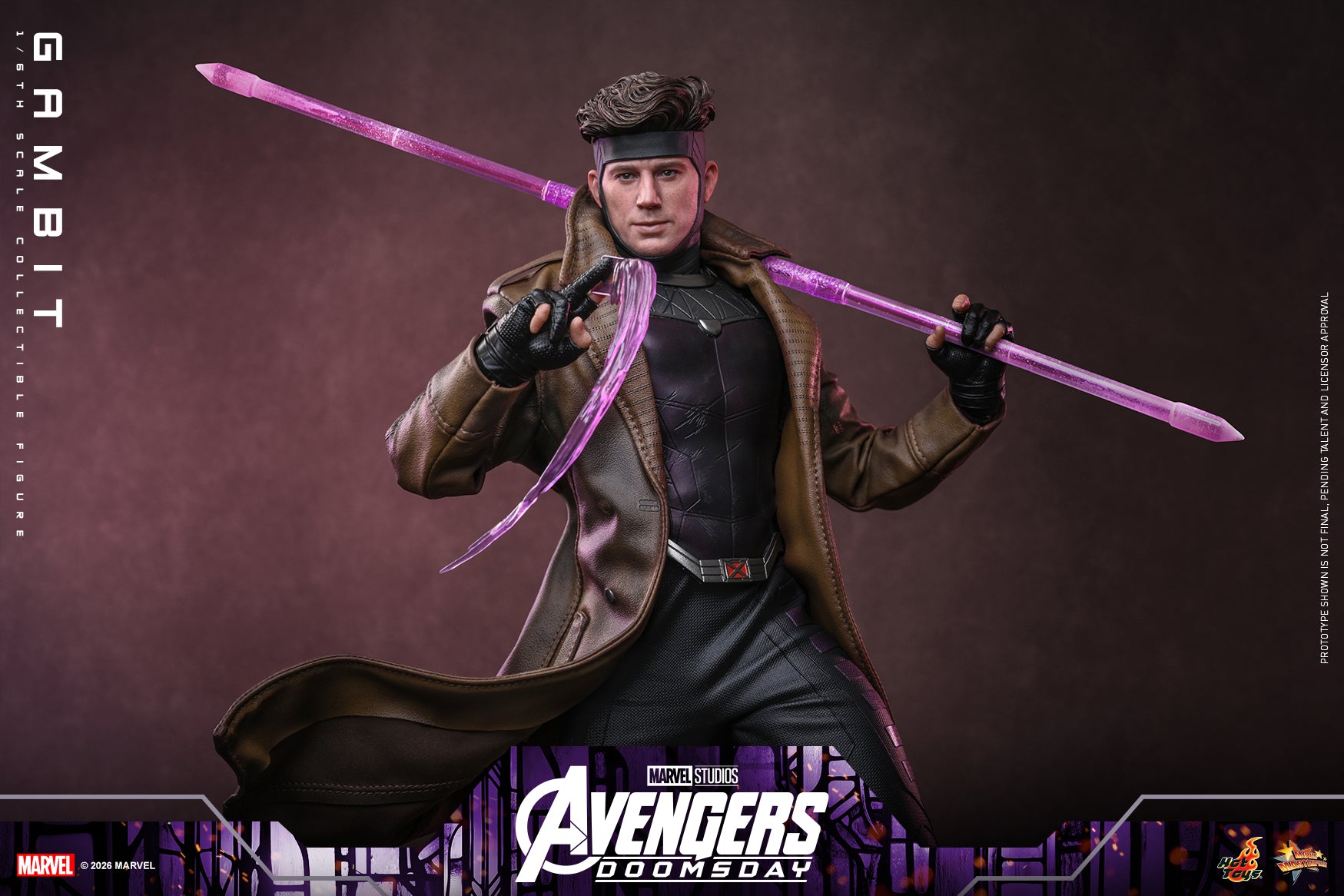 [Pre-Order] MMS910B – Avengers: Doomsday - 1/6th scale Gambit Collectible Figure (Special Edition) - ActionCity